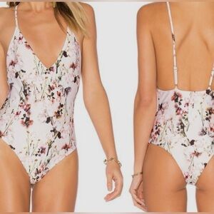 Beach Riot x Stone Cold Fox‎ One-Piece Floral Swimsuit Xs